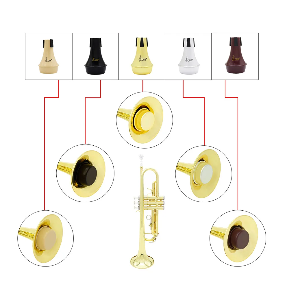 Slade Trumpet Mute Abs Material Lightweight Practice And Oboe