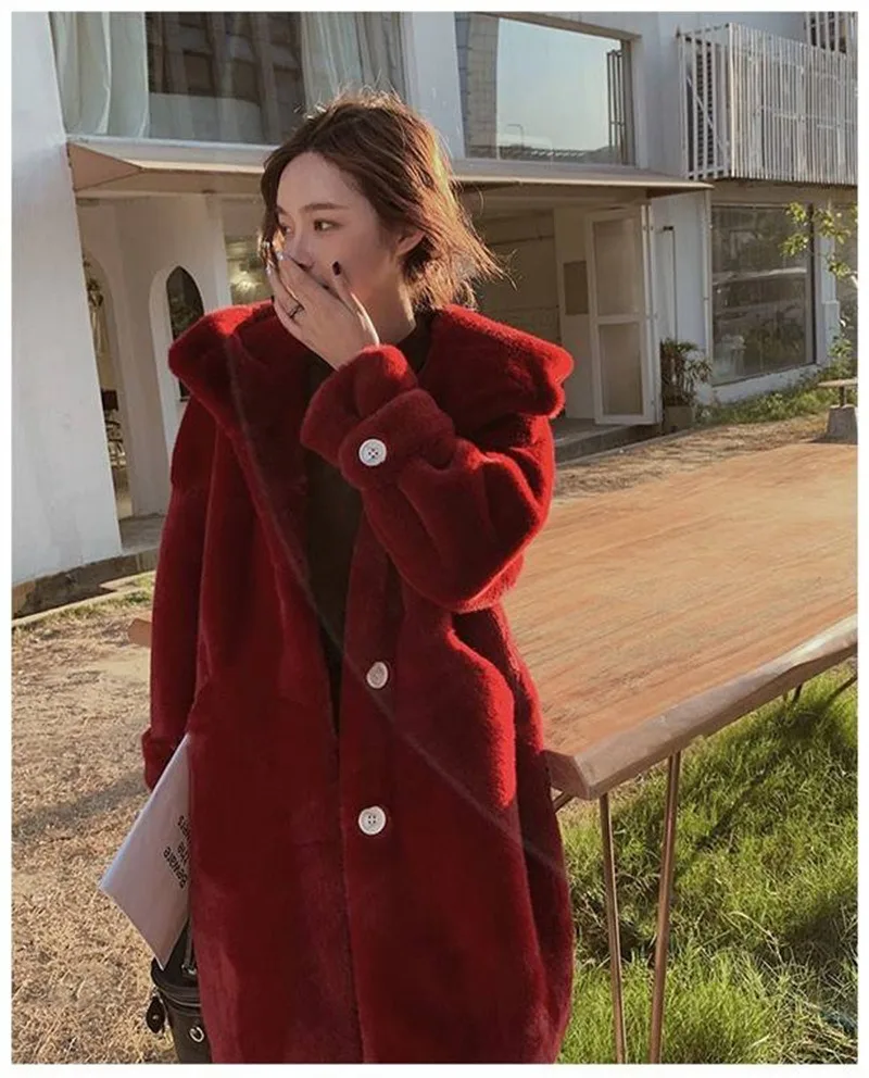 

women coat Fashion Wholesale Custom Made Oversize Long Sheep Lamb Classic fur jacket faux fur jacket faux fur coat, White, pink, yellow, apricot, burgundy