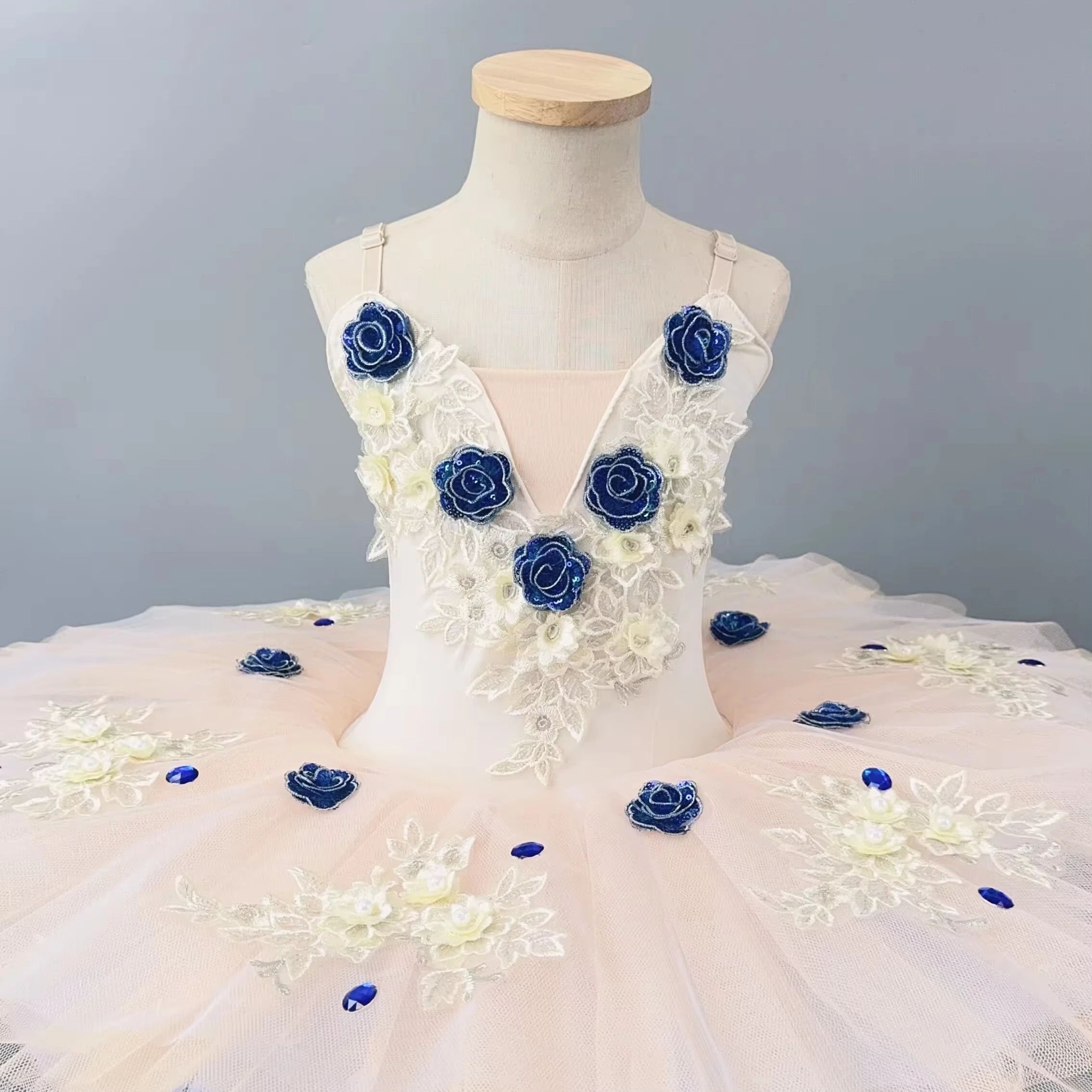 Girls' High-end Purple Ballet Dance Dress Costume Children's Little Swan Tulle Tutu Tutu Skirt Swan Lake Stage Wear