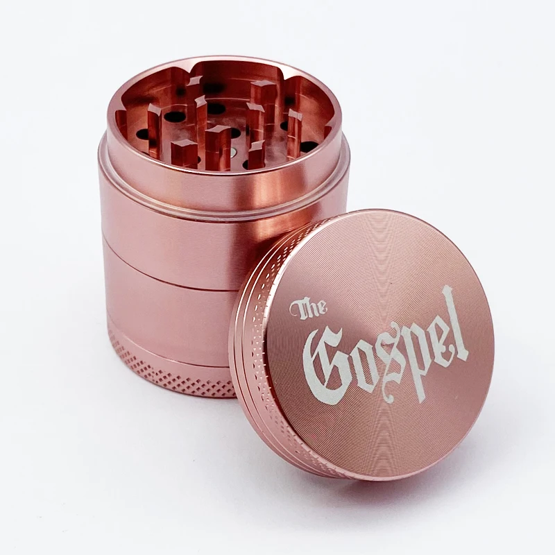 

Excellent Quality 40mm Pink Herb Grinder Aluminum Custom Logo Grinder Tobacco, 9 colors