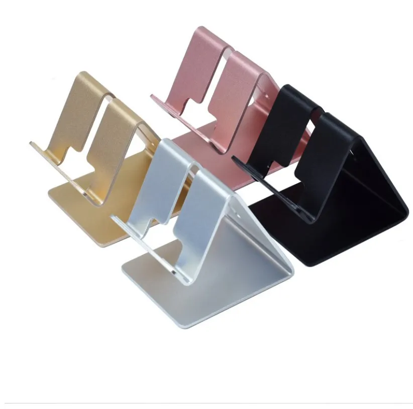 

270-degree rotatable metal tablet and desk smartphone display stand