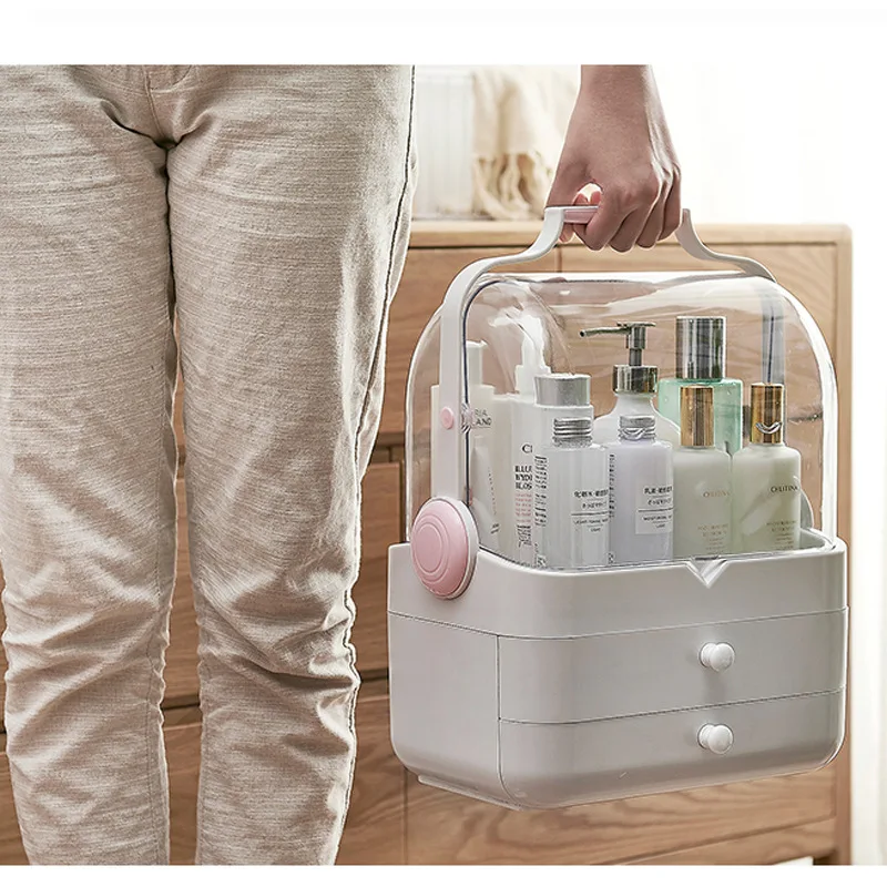 

New Design Waterproof Dustproof Acrylic Makeup Organizer Organizer Storage Box