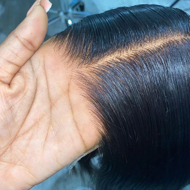 

Wholesale 180% Density 13x4 Lace Front Wigs 100% Virgin Brazilian 30 Inch Deep Wave Wig Human Hair, 613;natural