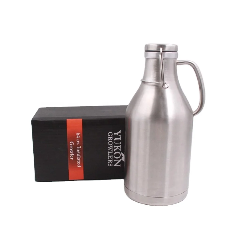 

Outdoor home brew adjustable beer growler 4lt stainless steel insulated double wall pressurised tap, Available in nature stainless steel color or any color paint