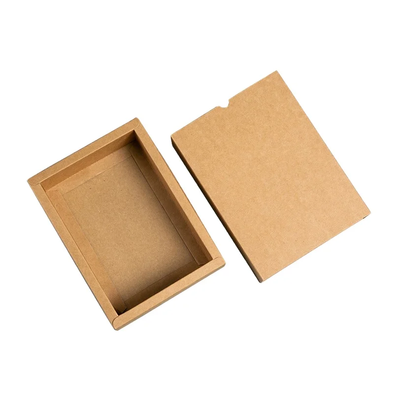 

Wholesale custom candle jewelry food gift kraft paper drawer box packaging