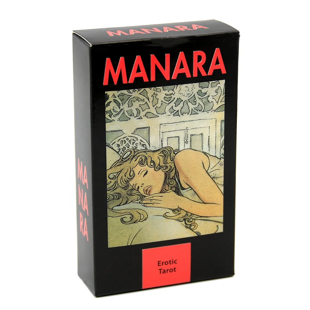 

Erotic Torot Manara Cards 22 Major Arcana 56 Minor Arcana 5 Languages Spanish Tarot Deck, Customized color