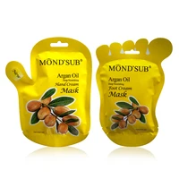 

MOND'SUB Argan Oil Moisturizing Whitening Spa Cream Feet Hand Pack Private Label Foot Mask