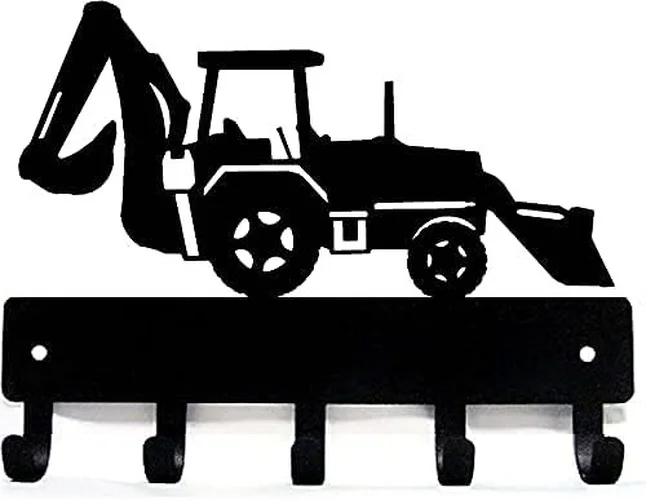 

Yinfa Backhoe Key Rack Hanger - 9 Inch Wide/6 Inch Wide Metal Wall Art