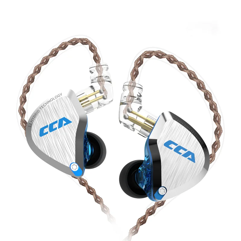 

CCA C12 5BA 1DD In Ear Monitoring Earphones Premium HIFI Sound Earphones Ergonomic Wired Headphone with Detachable Cable