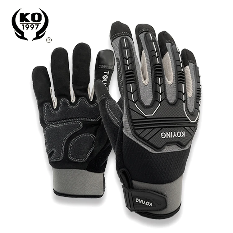 

KKOYING Winter Sports Gloves Racing Touch Screen Bike Racing Gloves Prevent Dust Military Gloves Unisex Microfiber Custom Color