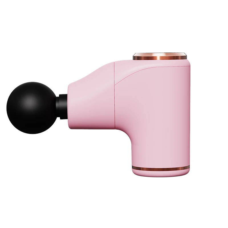 

Mini Massage Gun With Pink Color Portable Sports Muscle Deep Electric Handheld Fascia Gun