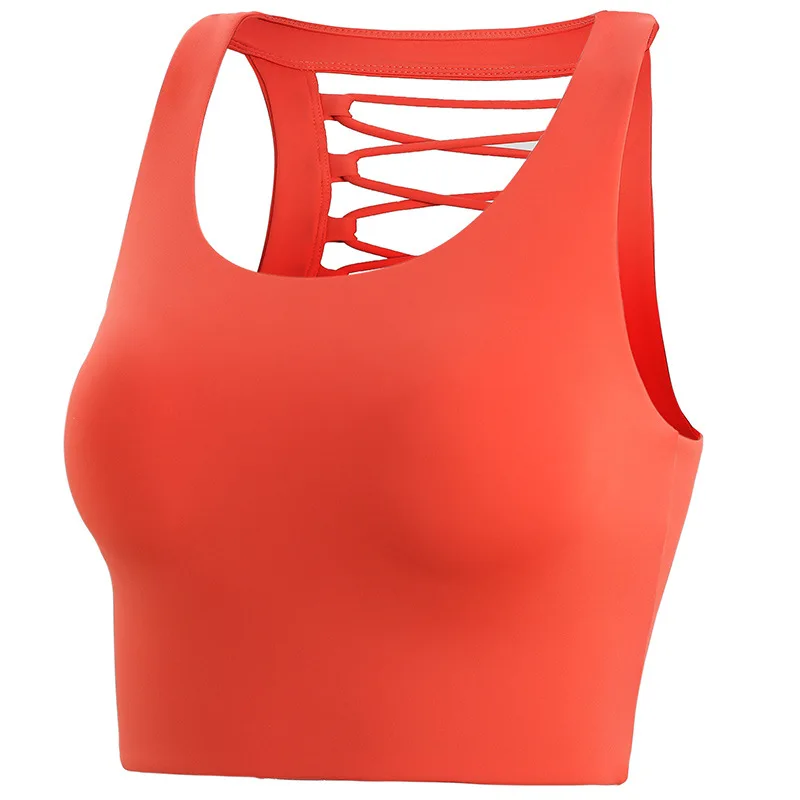 

Sports Underwear Women Shockproof High-strength Cross Strap Beauty Bra Back Running Bra Fitness Yoga Vest Bra
