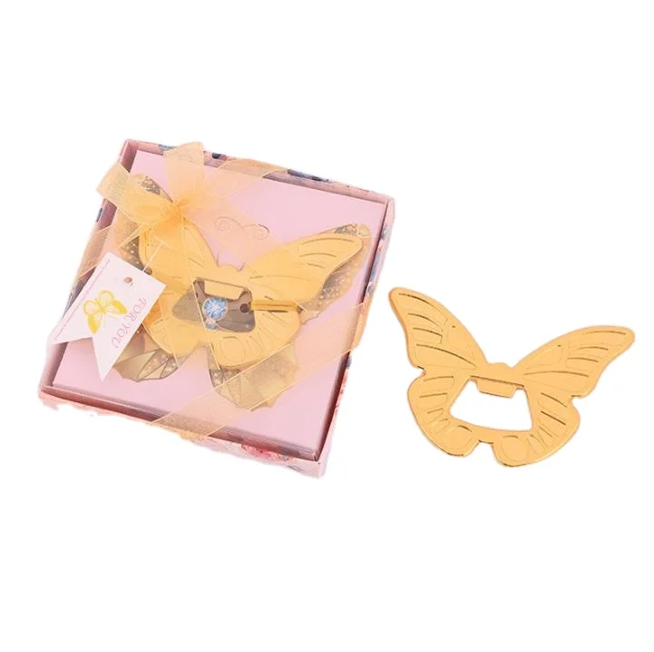 

Butterfly Beer Bottle Opener Wedding Favors and Gifts with Exquisite Packaging Box Party Gifts For Guests Souvenirs