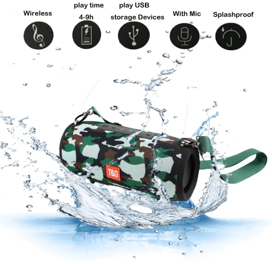 China factory supplied top quality portable wireless bluetooths speaker with microphone - ANKUX.COM