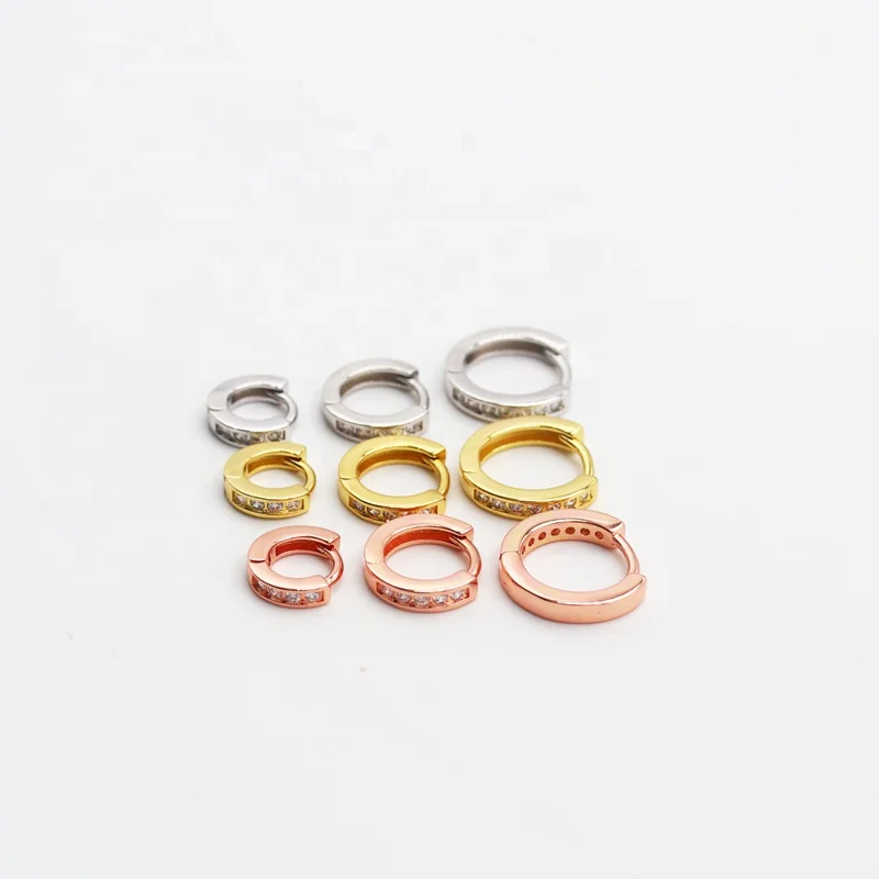 

Hot Sell Earrings Gold 18k Fashion Hoop Earrings Women Minimalist Jewelry Earring