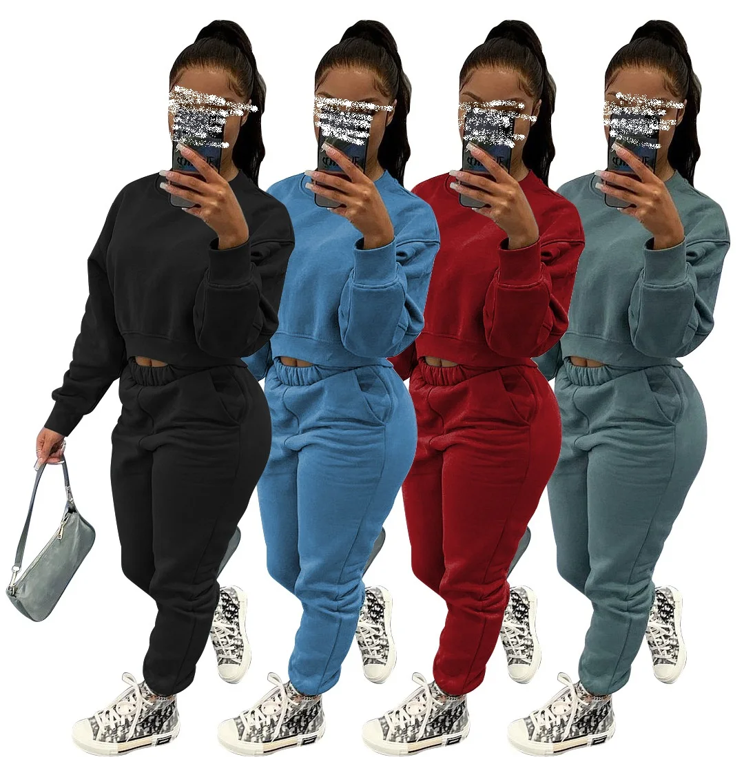 

Womens Tracksuit Set Jogger Matching Sets Loungewear Autumn Winter Sweat suits for Women Sport Suit Set Two Piece Outfits Casual