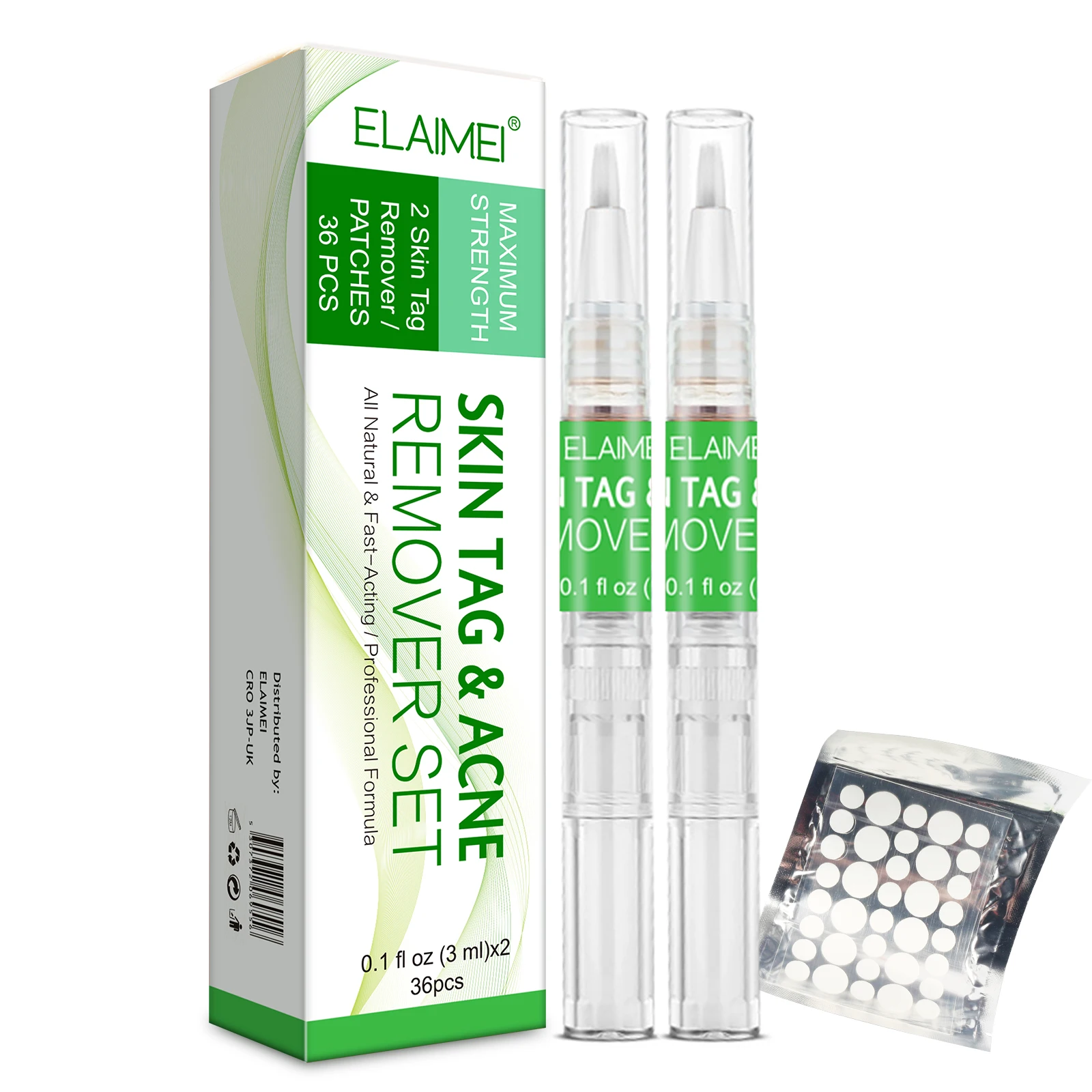 

ELAIMEI natural acne and tag remover set