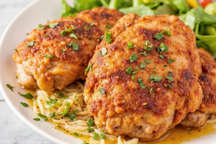 Montreal seasoning spread over raw chicken breasts