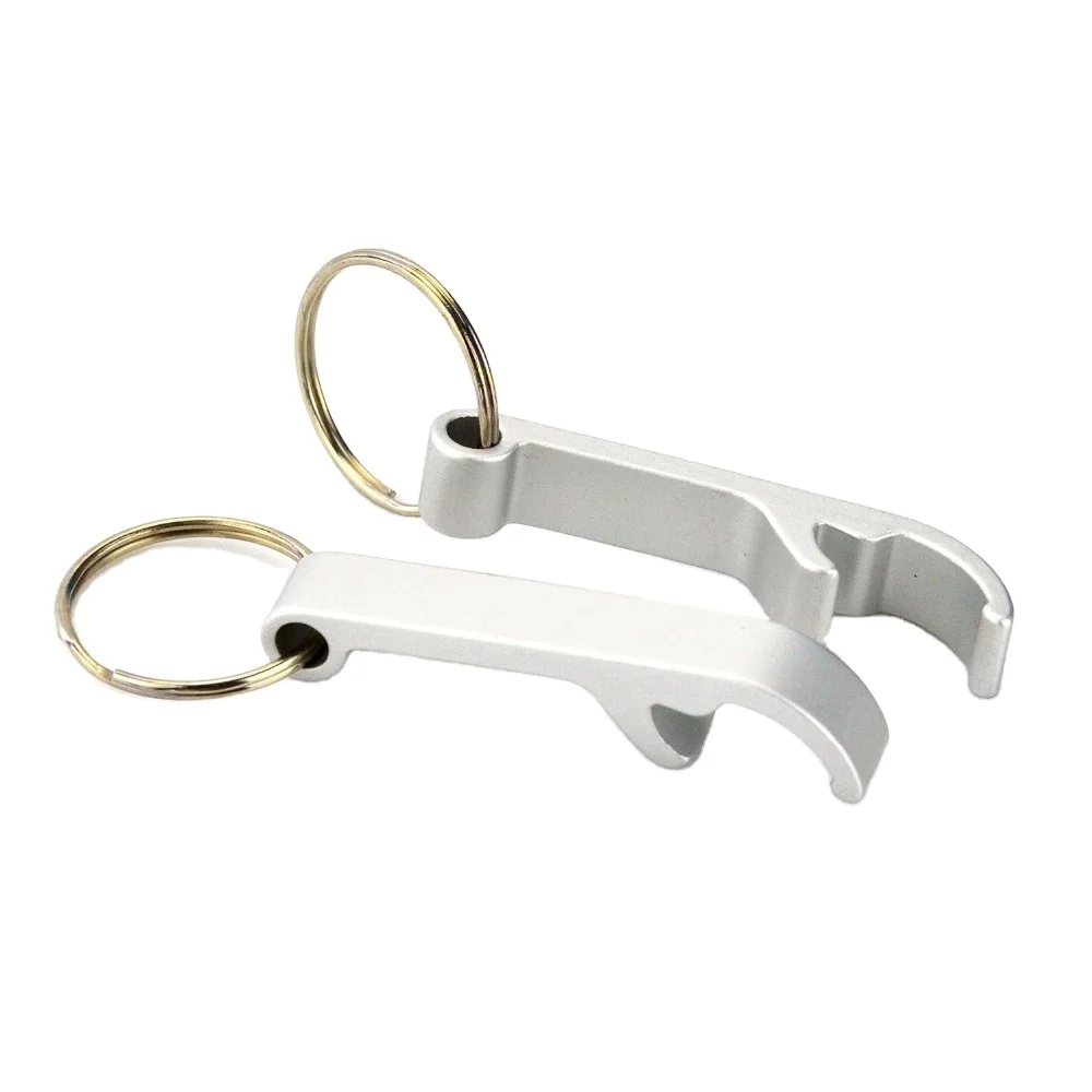 

Oem Factory Direct Sale Aluminum Blank Key Ring Custom Logo Can Wine Openers Key Chain 2021 Hot Sale Keychain With Bottl Opener, Anodization any custom color