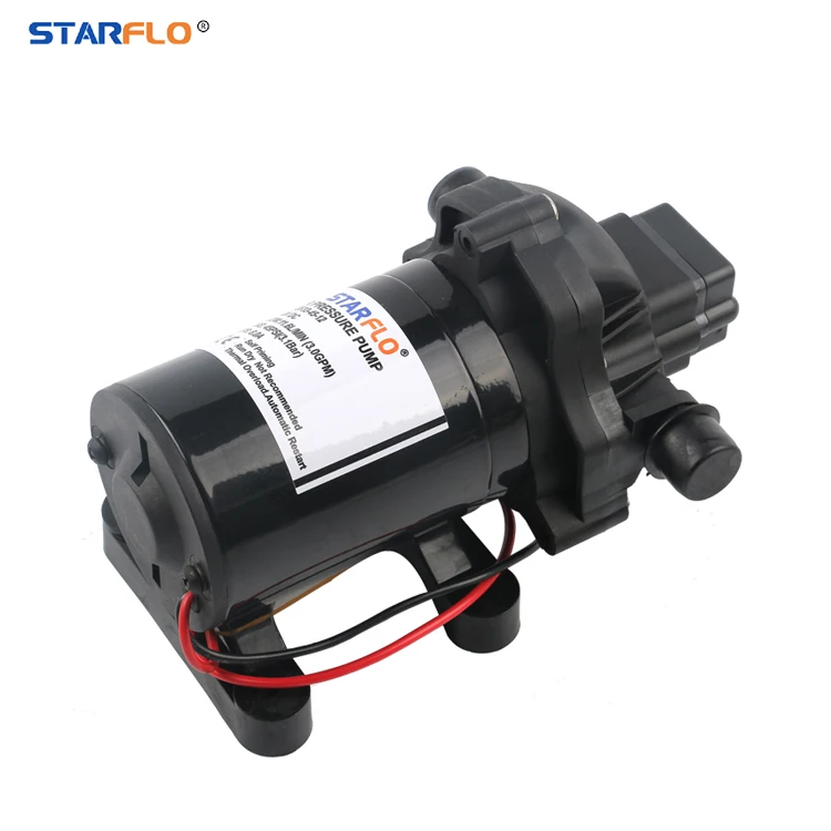 

STARFLO 45PSI small 24v self priming rv high pressure wilden mini 12v electric micro marine water diaphragm pump