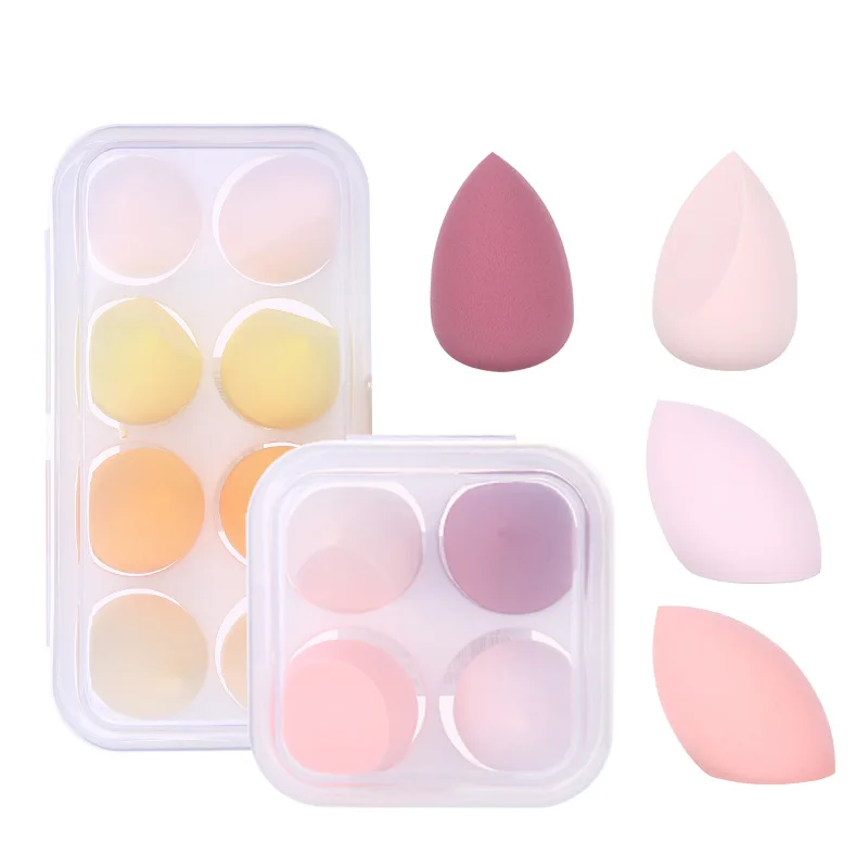 

Cosmetic Puff Make Up Beauty Tool Egg Blender Set Box Makeup Sponge