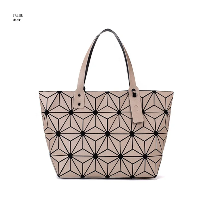 

Taihe factory price geometric bags women handbags luminous bao bao issey miyake