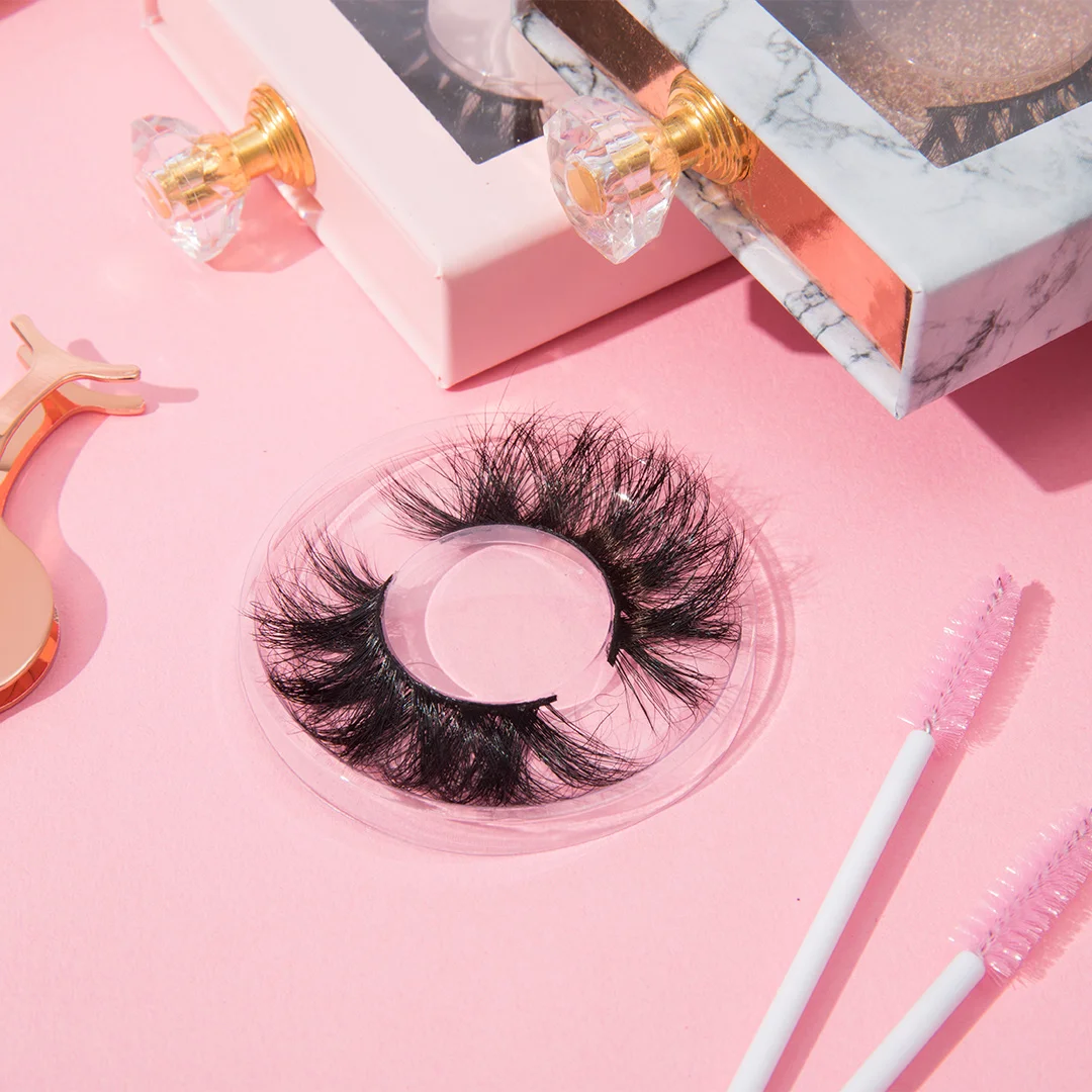 

Economic beauty big eye false eyelashes custom whispy mink eyelashes vendor 20mm