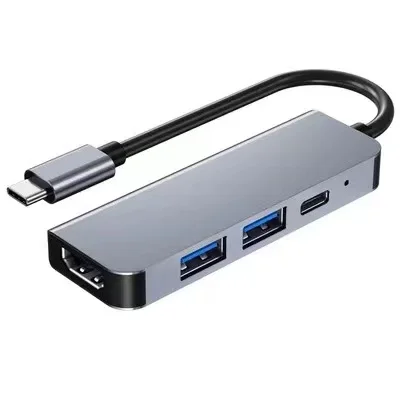 

High speed transmission 4 in 1 Multi-function usb c Docking Station with HDMI-double Usb 3.0 Hub and PD hub