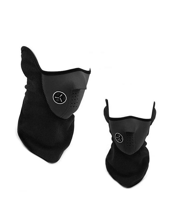 
Custom Knitted Balaclava Windproof Winter Fleece ski mask 3 hole 