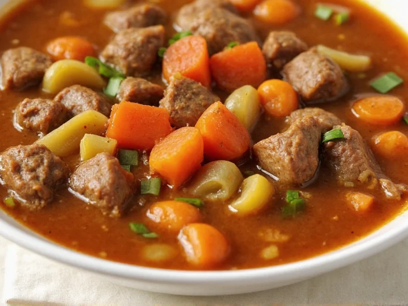 Perfect Beef and Veg Soup Slow Cooker Recipe: Easy & Flavorful