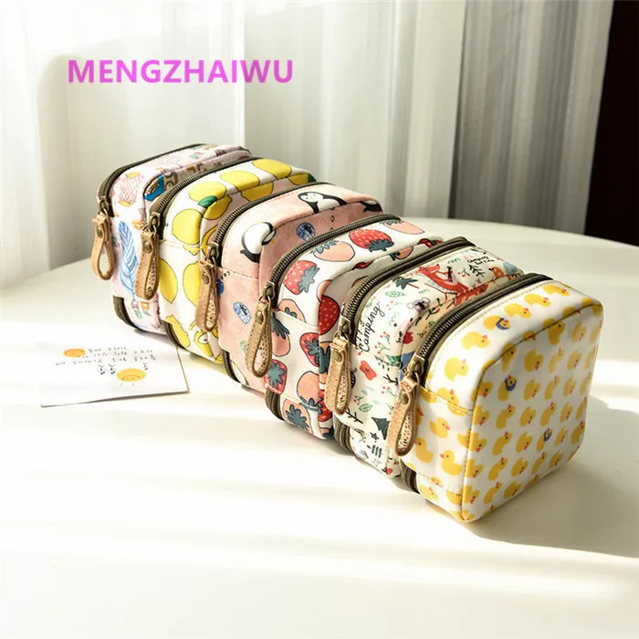 

Women use storage supplies box organizer cute cartoon eco friendly small make up bags girls travel bulk mini cosmetic bag