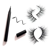 

2020New Wholesale Product Private Label Magic eyeliner pen Waterproof NO glue Magic eyeliner pen adhesive eyeliner pen