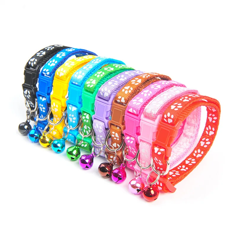 

Colorul Pet Supplies Cat Collar With Bell Adjustable Buckle Collar Cat Pet Supplies Accessories Collar