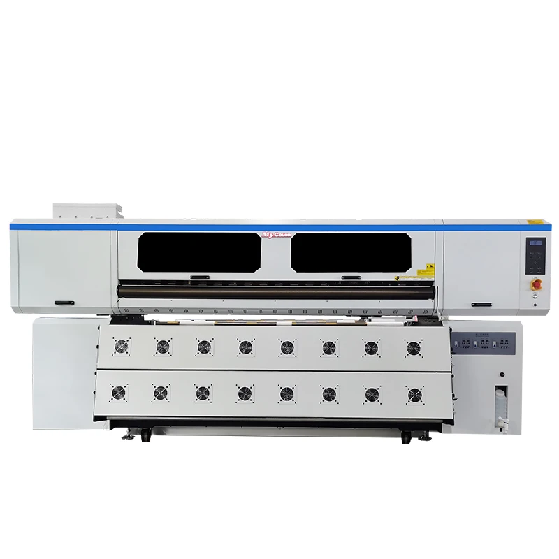 

factory dye textile printer 1.8m 2.2m sublimation printing machine with i3200 head 8 piece eps head i3200 sublimation printer