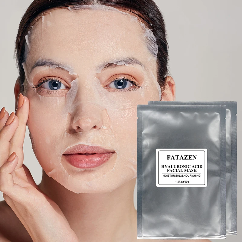 

Private Label Skin Care Moisturizing Nonwovens Facial Mask Hyaluronic Acid Whitening Moisturizing Sheet Face Mask