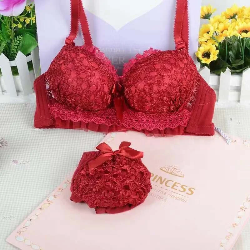 
Hight quality products woman sexy fancy stylish bra panty set underwear 