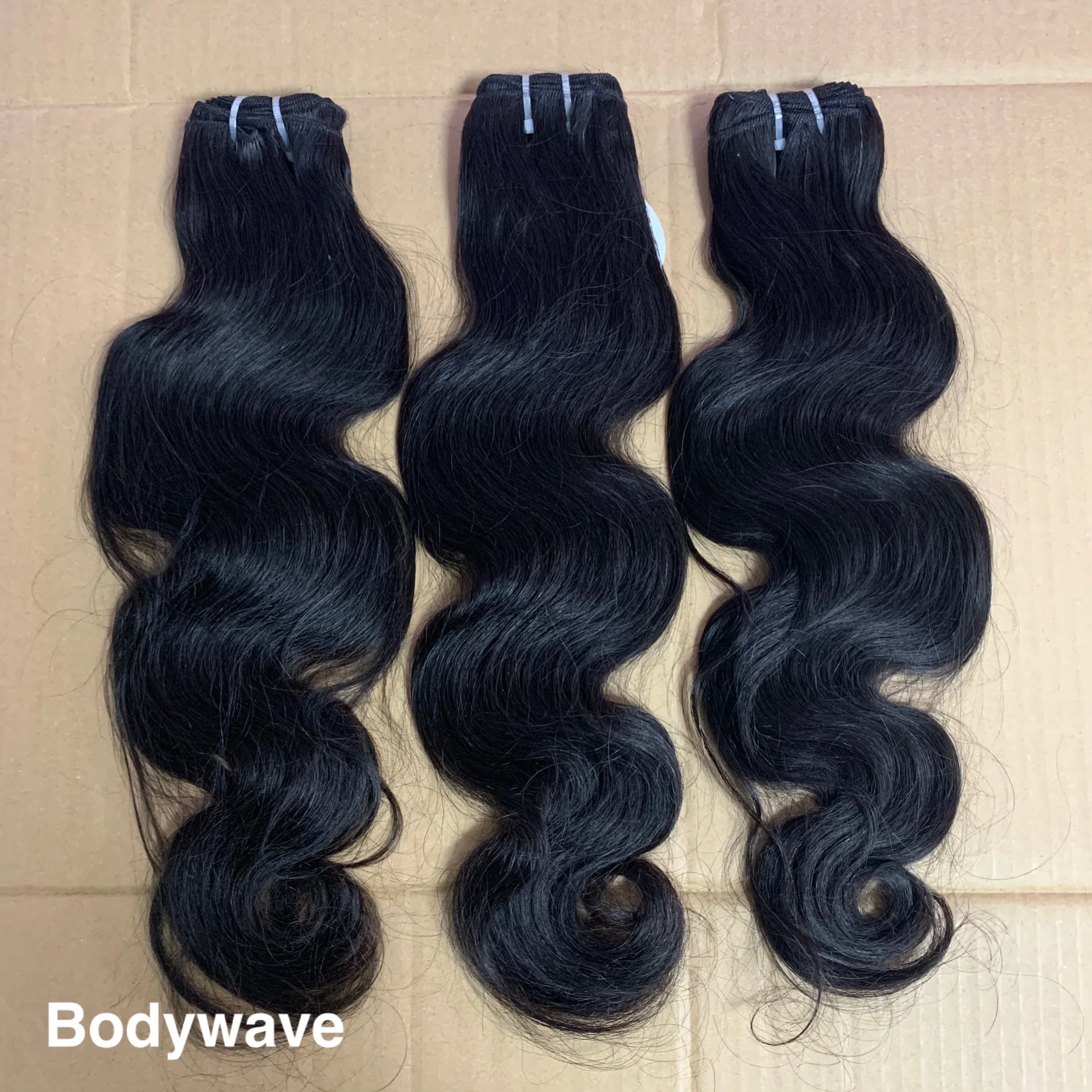 Wholesale raw indian hair double drawn human bundles unprocessed cuticle aligned raw virgin indian hair vendor from india, Customized color