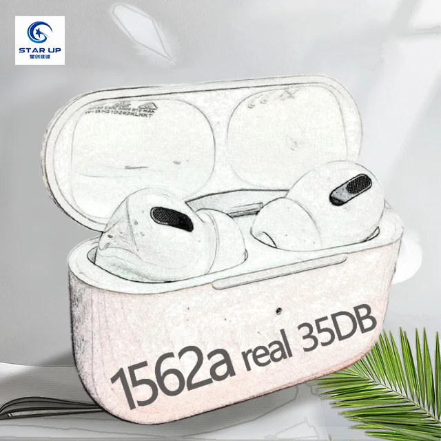 

Top quality 1562a dual mic hybric real active noise cancelling light sensor air 3 anc tws pods pro 3 real 35db anc