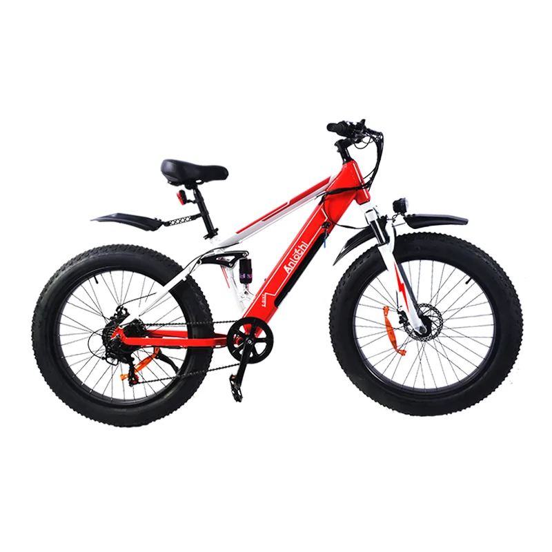 

ANLOCHI High performance 26inch electric bike chinese mountainbike full suspension ebike mountain bike