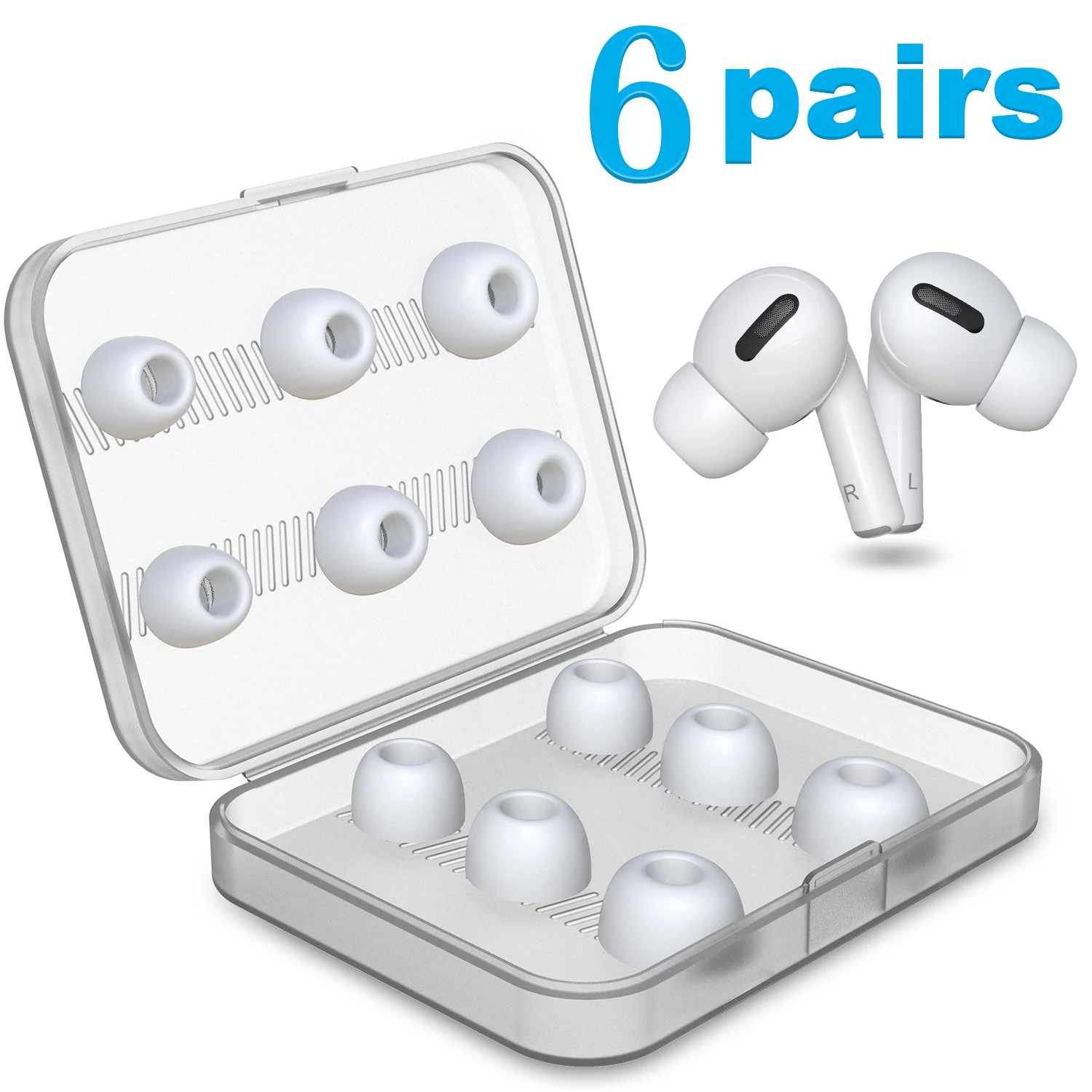 

Hot Sale White Silicone Earbuds Tips NB-A1 Earphones Cover Replacement Ear Tips for AirPods Pro