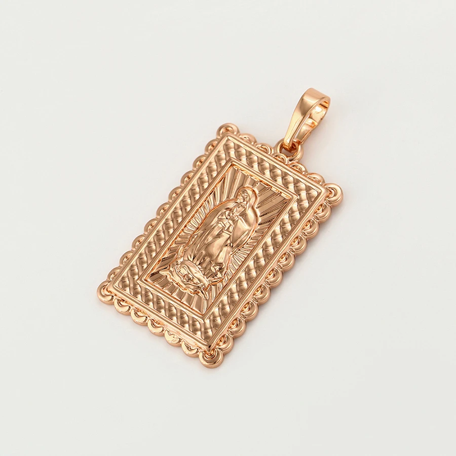 

36362 xuping Wholesale Gemstone jewelry rose gold plated pendant without necklace