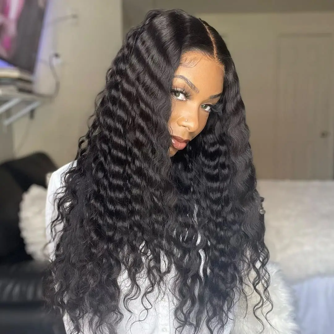 

Cheap Vendor 180 Density Pre Plucked Raw Virgin Human Hair 5x5 Closure Wig Transparent Swiss HD Frontal Lace Front Wigs