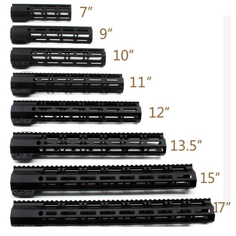 

Aplus Clamp On Black anodized Tactical M-LOK handguard for AR15 M4 M16 with Steel Barrel Nut fits .223/5.56 rifles