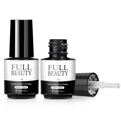 

Nail Polish Get Polish OEM Cosmetics Factory China Nail Polish Base Top Coat 2 IN 1, 4 colors
