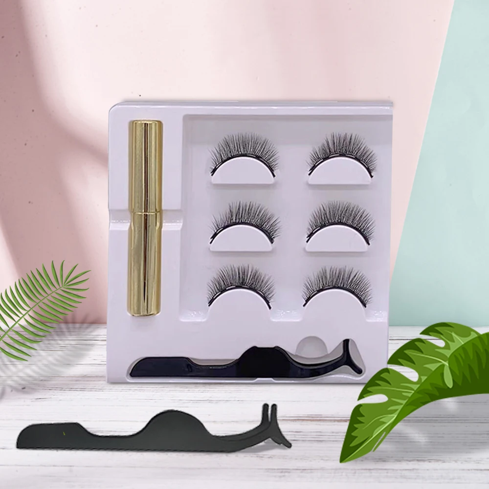 

Free Samples 3D Eyelashes Supplies Custom Dramatic Mink Eyelash Extensions, Natural black