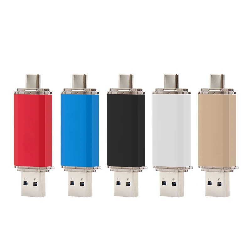 

Factory Shenzhen 2 In 1 OTG Type C USB Flash Drive 3.0 Custom Logo 8GB
