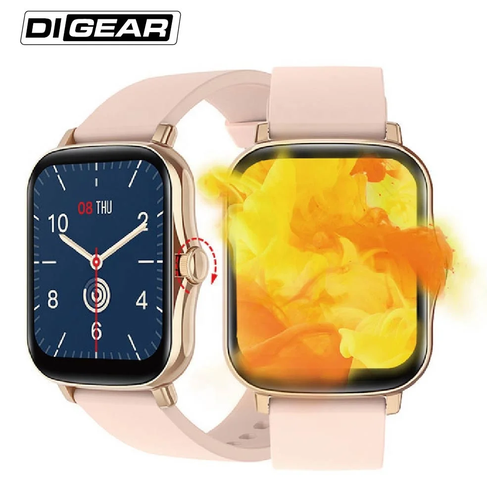 

DiGear Y20 Smart Watch Men Women P8 Plus 1.69 inches Full Touch Fitness Tracker ,190mAh Long Battery Smartwatch Y20 Hot Selling