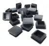 Black Rectangular Plastic Post cap