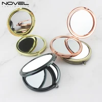 

New Personality Designs Printing Blank Stainless Steel Pocket Makeup Mirror