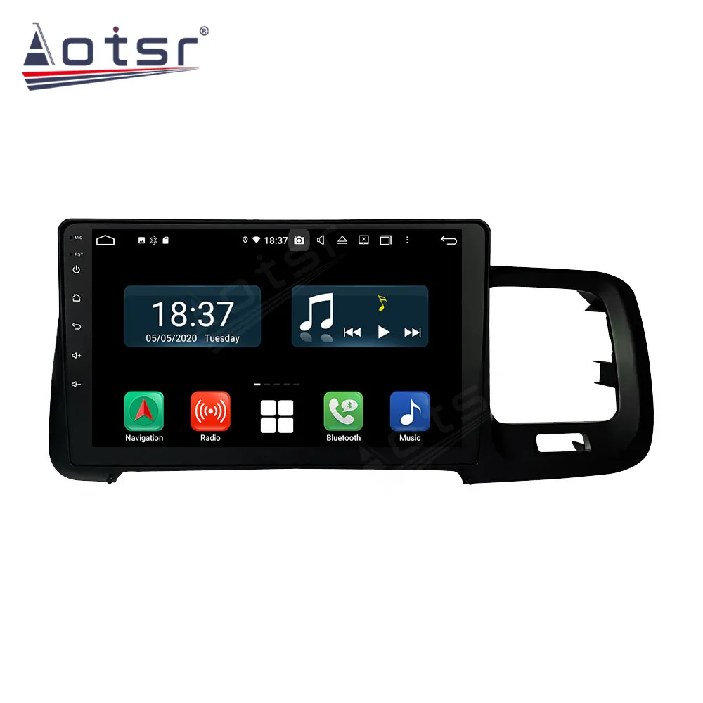 

Android 10.0 128GB Car GPS Navigation Multimedia Player For Volvo S60 V60 2011-2017 Stereo Satnav Head Unit Radio Tape recorder